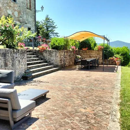 别墅 Palazzo Prugnoli, Monte Santa Maria Tiberina, 8 Bedroom With Private Pool & Superb Views