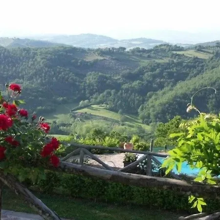 ヴィラ Palazzo Prugnoli, Monte Santa Maria Tiberina, 8 Bedroom With Private Pool & Superb Views ペルージャ